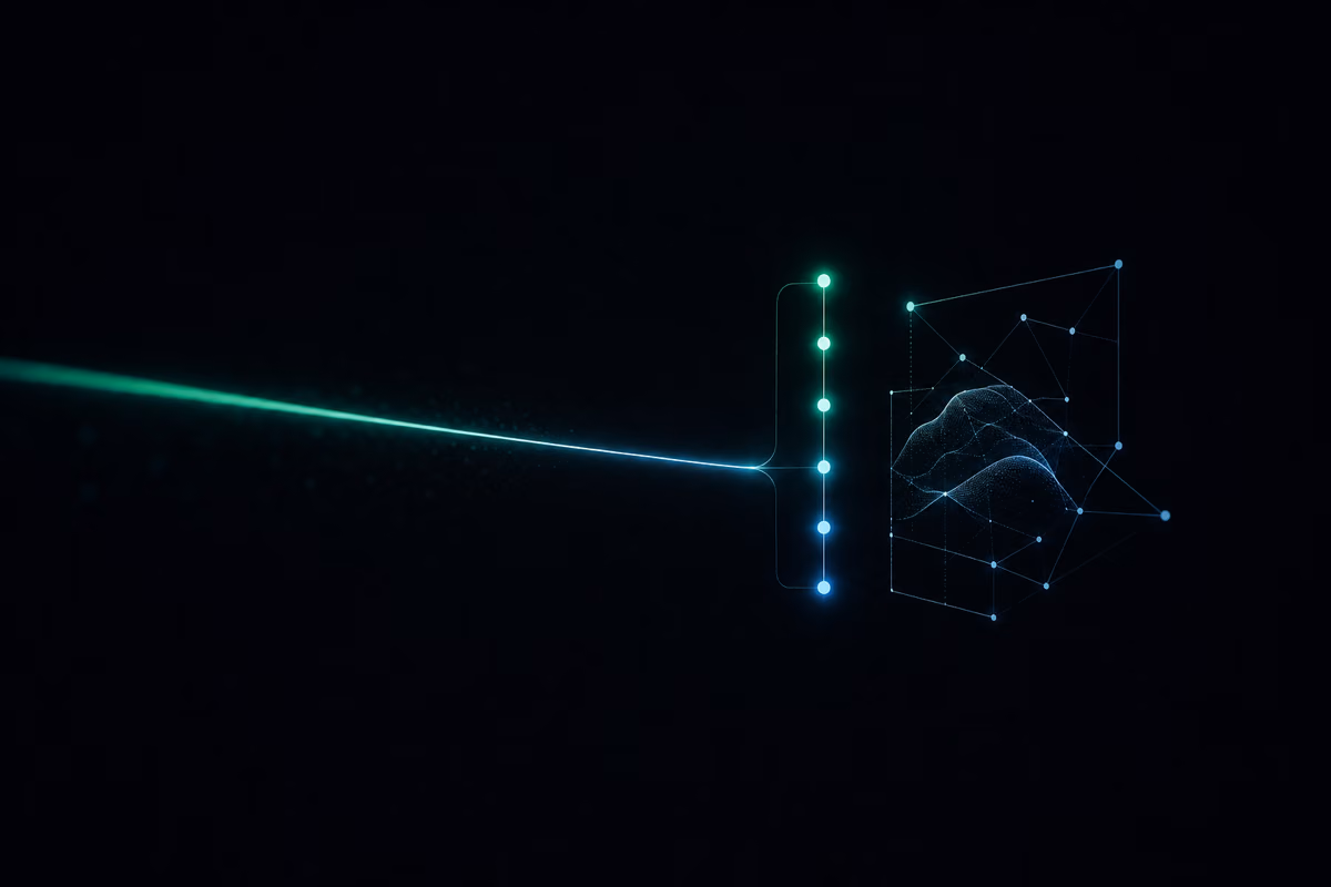 Pojedyncza wiązka zapytania zwraca jednocześnie kolumnę kroków oraz zwięzły, abstrakcyjny fragment diagramu technicznego — tekst i obraz pobrane razem.